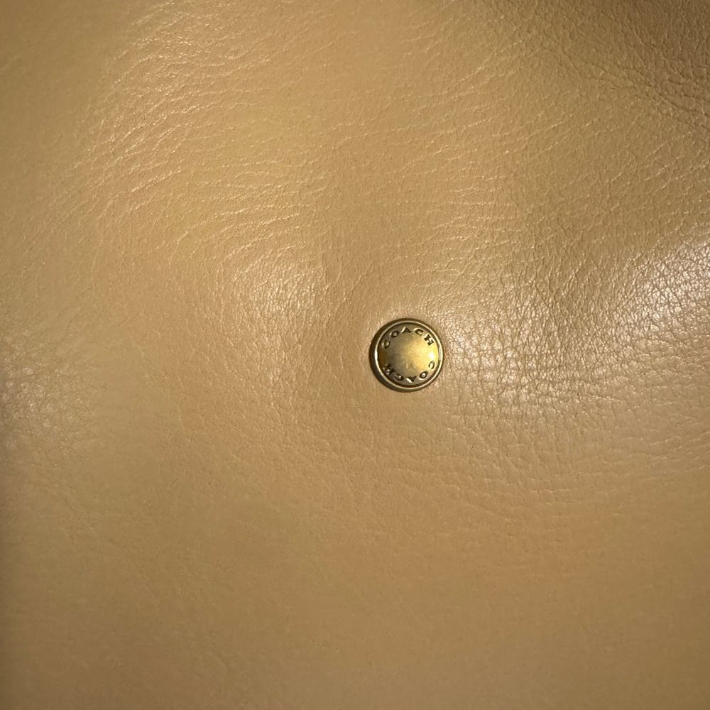 **SOLD** Coach Brooklyn 28 Tan - Picture 2 of 5